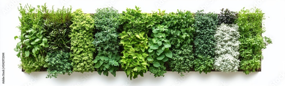 Fototapeta premium Vertical Herb Garden Display