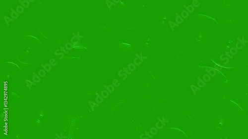 Animation of falling raindrops with a green screen background