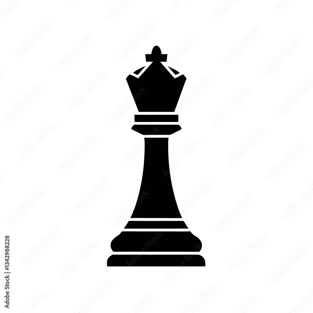 black chess queen vector illustration black chess queen vector illustration