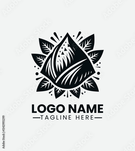 Pakistani Samosa Logo, Samosa Logo Design