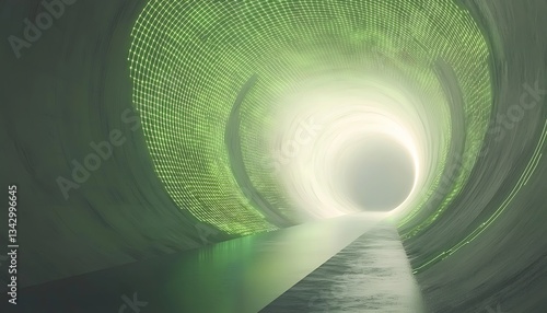 Green Digital Tunnel for Bright Future Ahead.