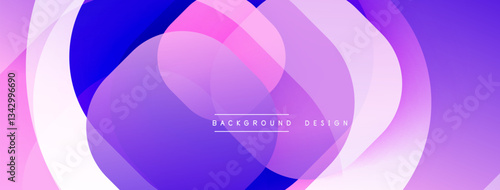 Abstract background with layered translucent gradient shapes