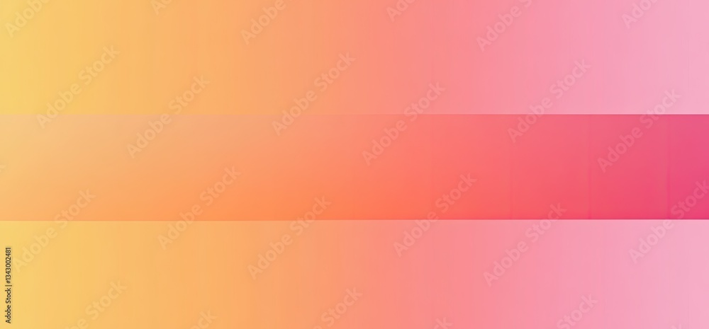 Obraz premium Abstract gradient background with horizontal stripes in soft peach, coral and pink shades.