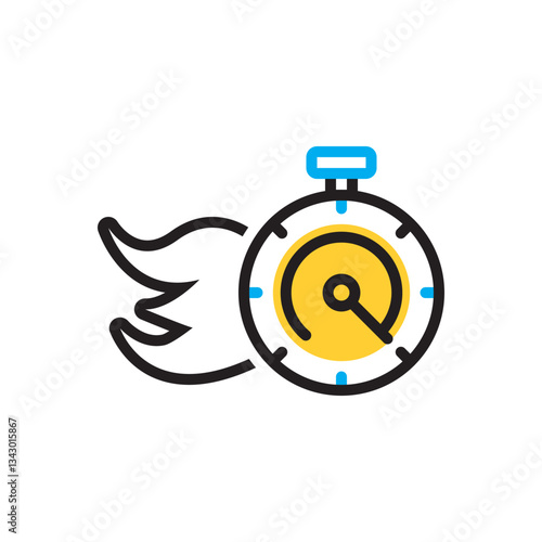 Multi color icon for quickly