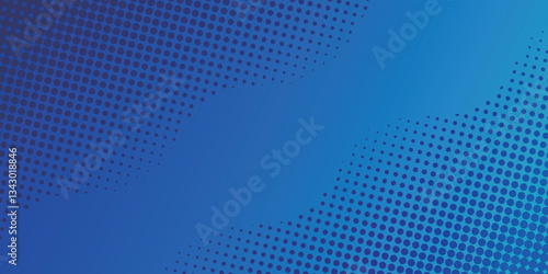 Wallpaper Mural 綱点　円　ドッド　青　背景 Torontodigital.ca