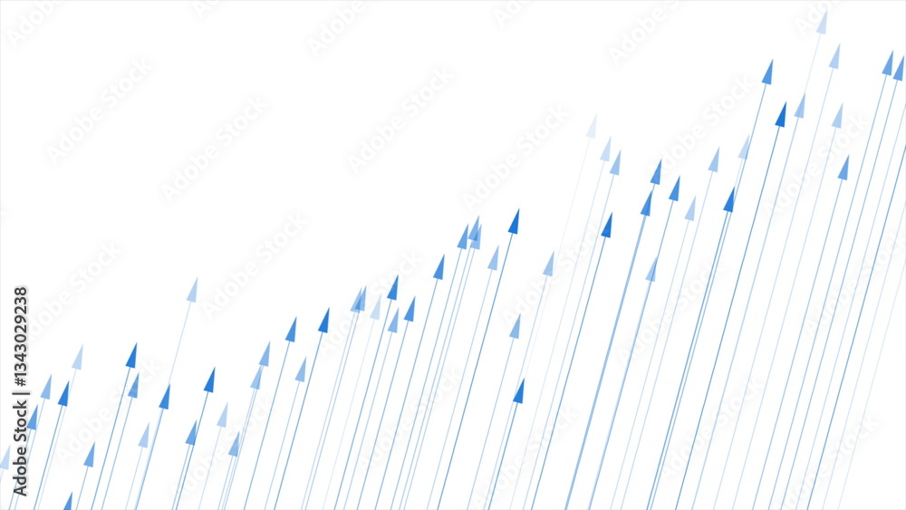 Abstract growing financial graph chart arrows background Abstract growing financial graph chart arrows background
