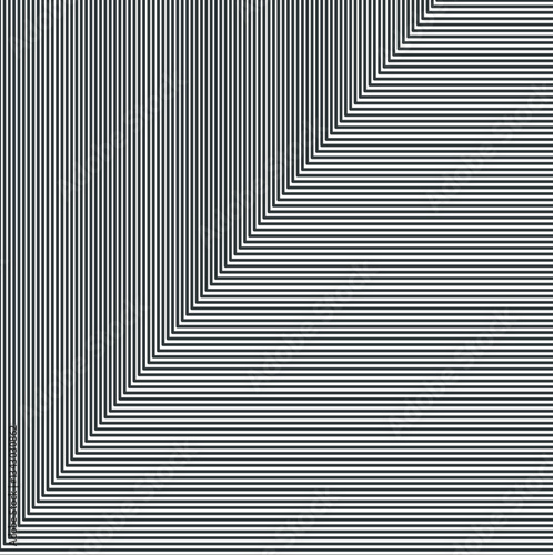 A striped texture or background with angular lines dividing into two zones.