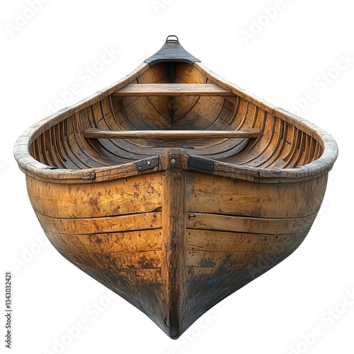 Wallpaper Mural Canoe boat front view isolate cutout on white background Torontodigital.ca