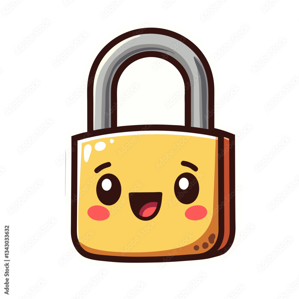 vector illustration of a padlock vector illustration of a padlock