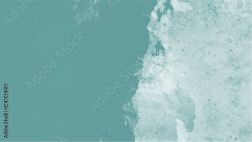 Obraz na płótnie Green watercolor background with copyspace for your design. vector. w salonie