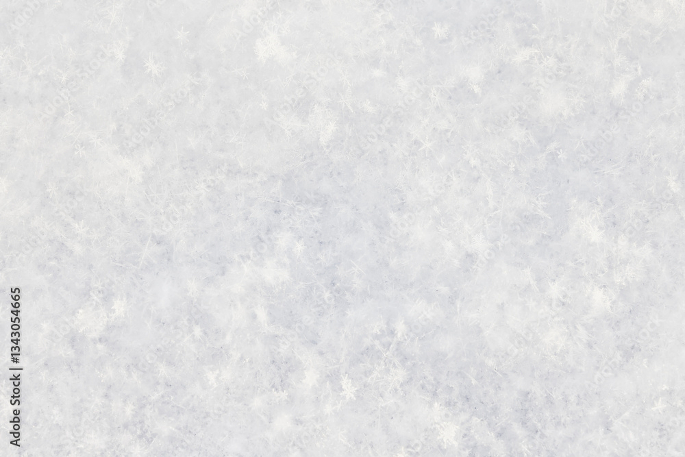 Obraz premium Winter white snow background, abstract blurred snowfall surface