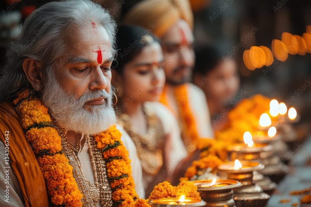 A person dressed in traditional attire adorned with golden ornaments celebrating Akshaya Tritiya. A person dressed in traditional attire adorned with golden ornaments celebrating Akshaya Tritiya.