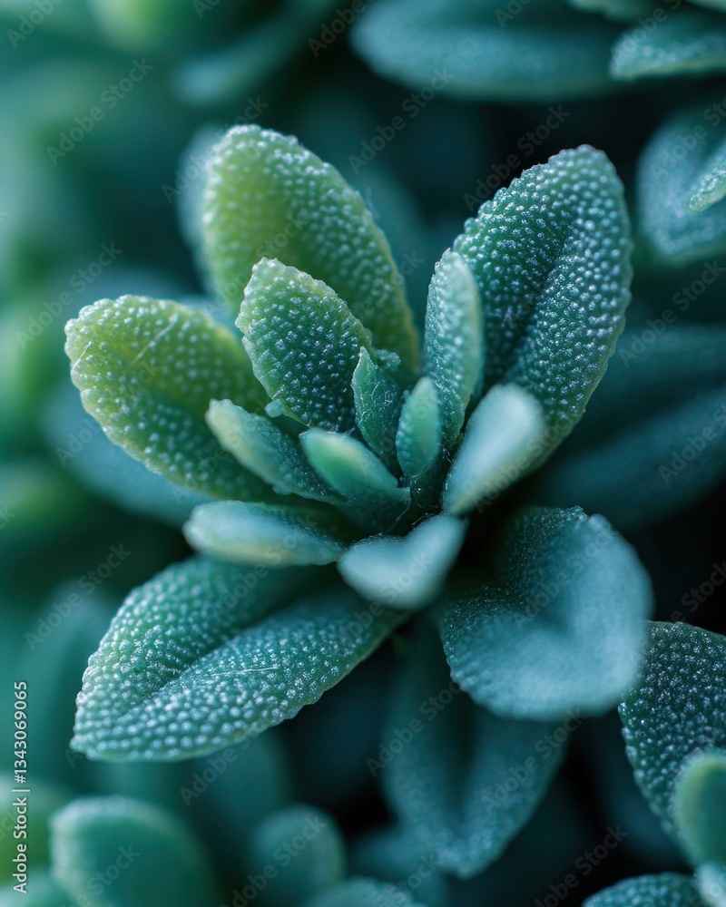 Fototapeta premium Textured Succulent Close-Up