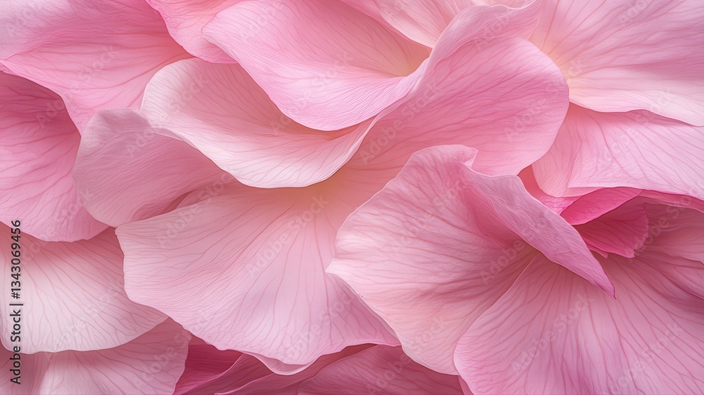 Delicate Pink Flower Petals Close Up Delicate Pink Flower Petals Close Up