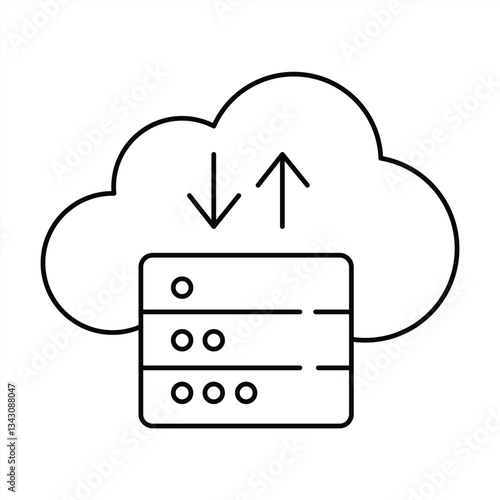 Data collection icon. vector illustration