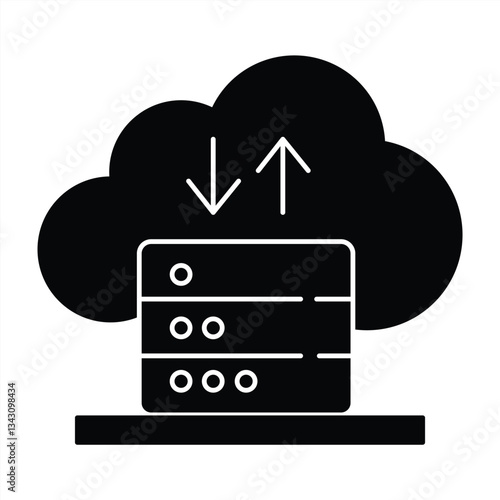 Data collection icon. vector illustration