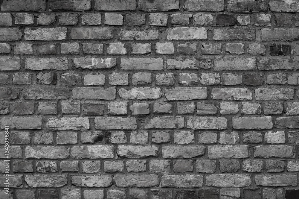 Fototapeta premium gray background, photo shows brick wall texture