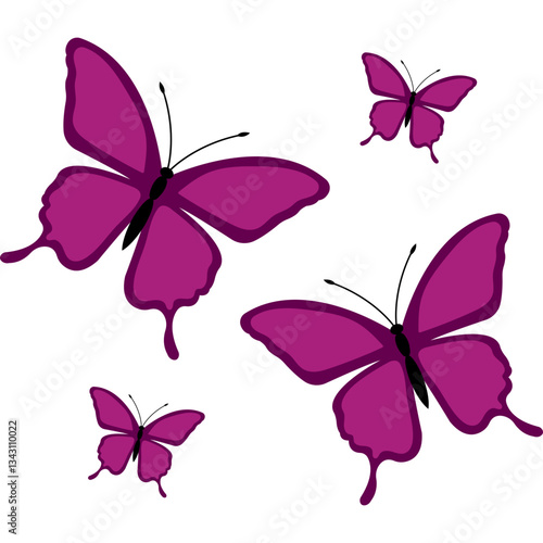 Decoration Springtime Buterflies