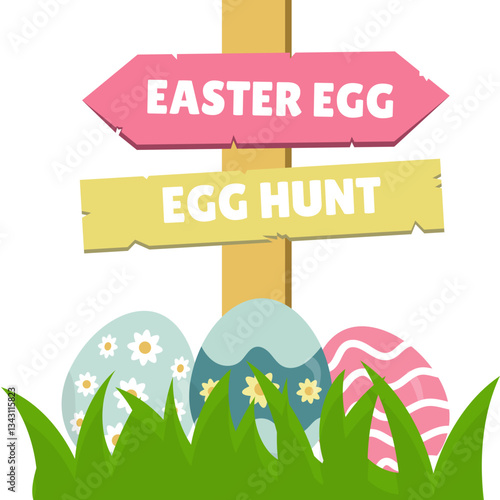 Easter Egg Hunt Sign