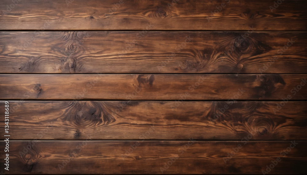 Fototapeta premium Rustic Wooden Table with Natural Finish, Isolated to Showcase Rich Wood Grain and Texture