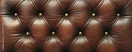 Luxurious Brown Leather Upholstery Texture