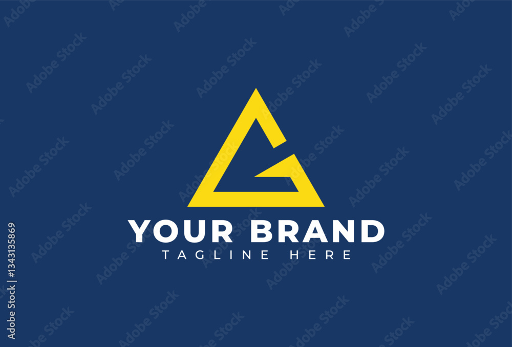 Triangle Letter G Business Company Stock Vector Logo Design Template Triangle Letter G Business Company Stock Vector Logo Design Template