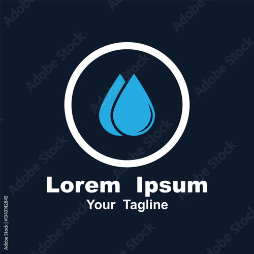 Water drop Logo Template vector