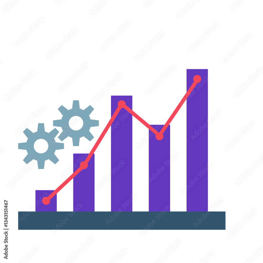 Fototapeta premium Digital Marketing Icon Concept