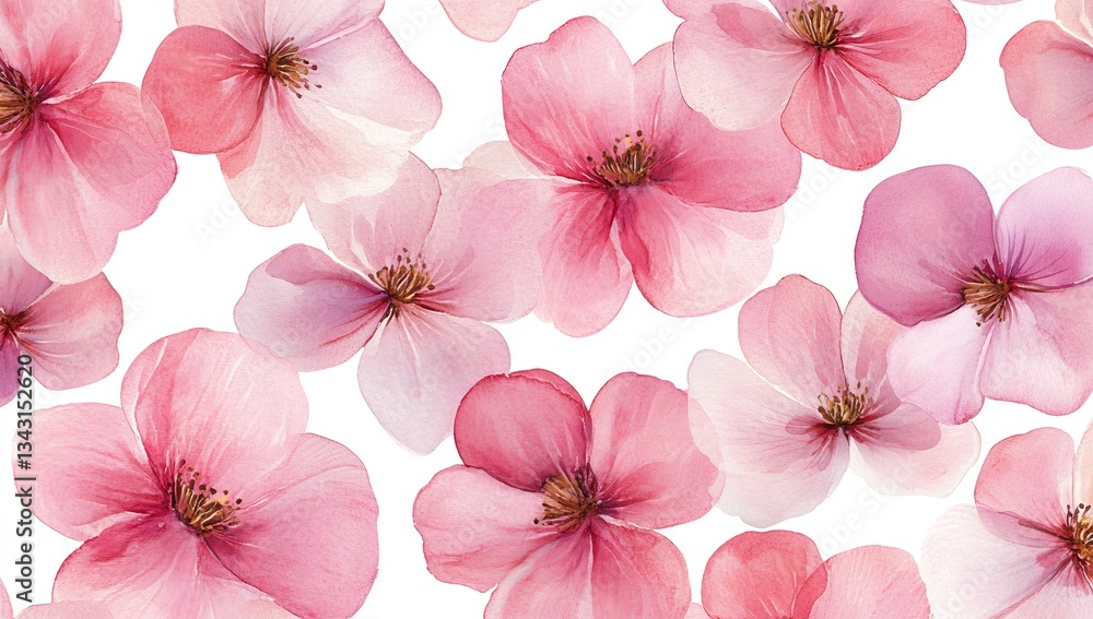 Delicate pink floral pattern Delicate pink floral pattern