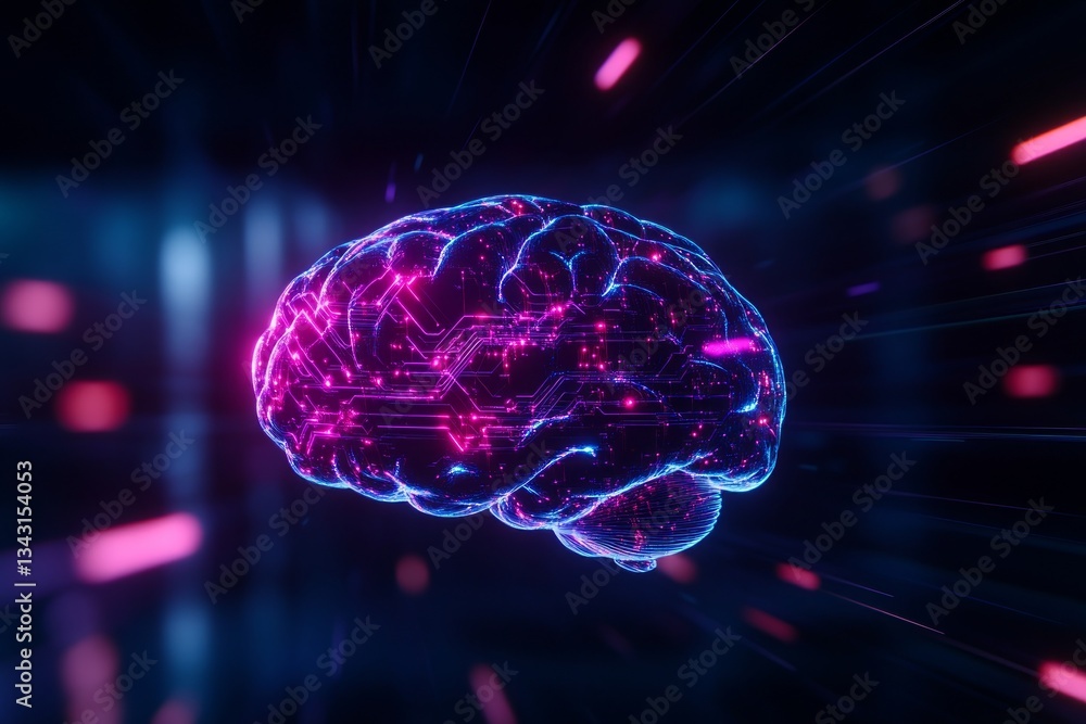 Harnessing generative ai and machine learning for hyperautomation scalability in smart brain technology futuristic lab environment digital visualization Harnessing generative ai and machine learning for hyperautomation scalability in smart brain technology futuristic lab environment digital visualization