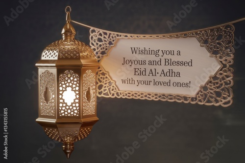 Warm wishes for a joyful celebration of Eid al-Adha with loved ones and reflections on faith and generosity