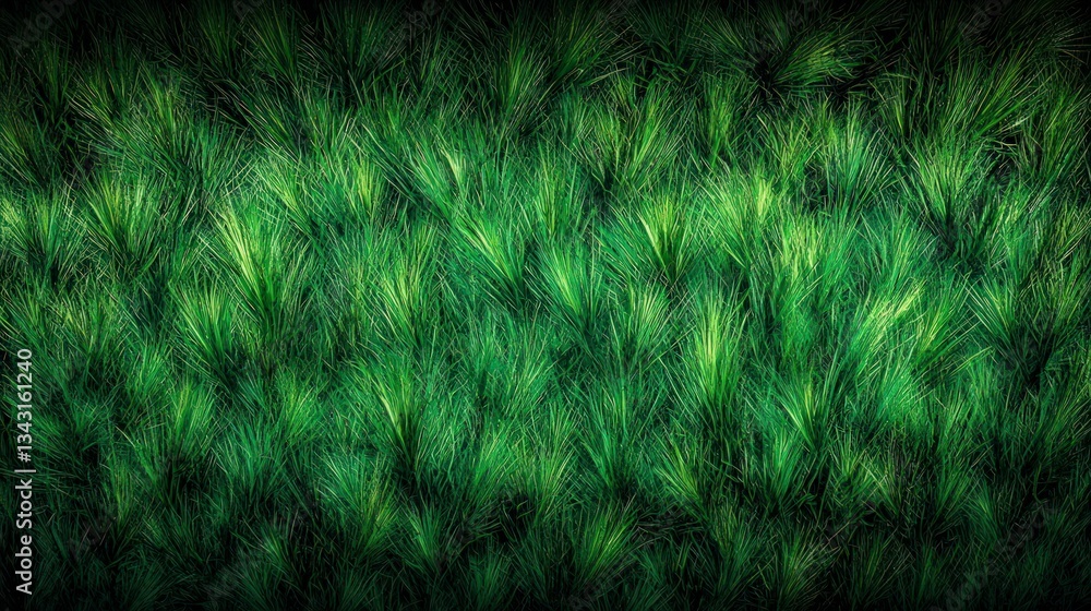 Obraz premium Lush Green Grass Texture Nature Background High Resolution Photo