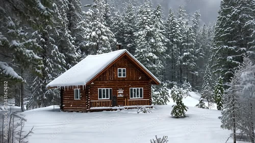 house in snow house in snow