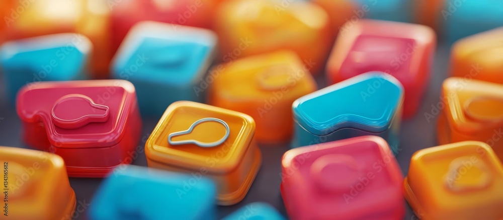 Naklejka premium Engaging conversations are sparked through well-designed polls.