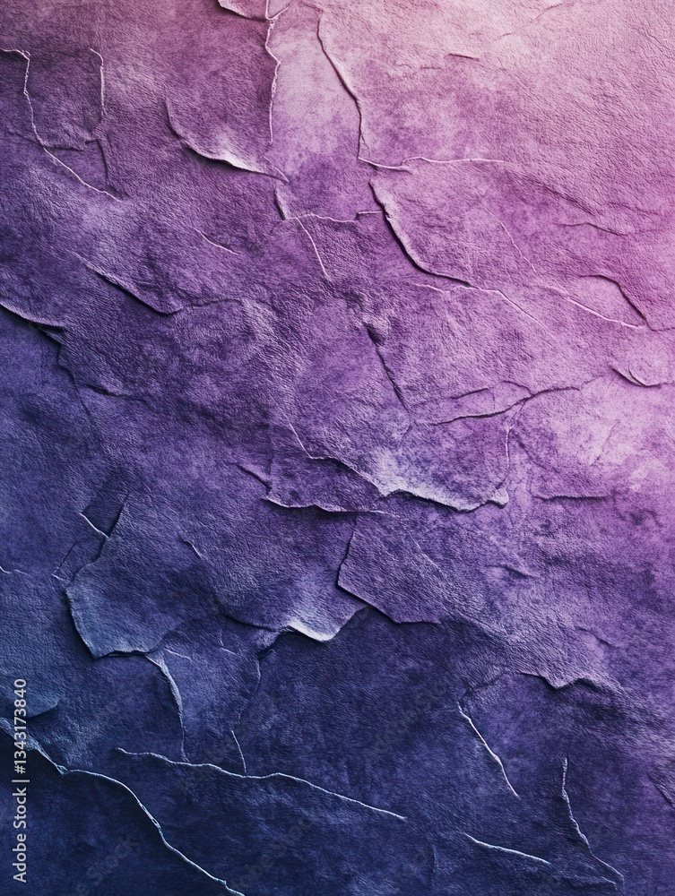 Textured Gradient Purple Stone Surface with Cracks and Crevices Detail Textured Gradient Purple Stone Surface with Cracks and Crevices Detail