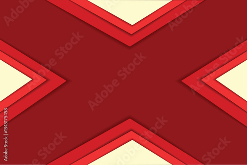Abstract geometric layered design