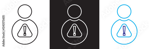 High employee turnover icon .  Vector illustration. isolated on white and black background. EPS 10
