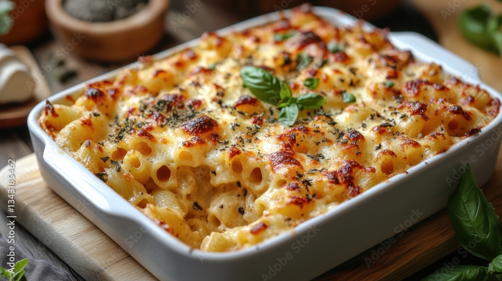 A creamy masterpiece of baked pasta, where tender noodles embraced a rich and cheesy sauce, a culinary symphony of comfort and flavor. A creamy masterpiece of baked pasta, where tender noodles embraced a rich and cheesy sauce, a culinary symphony of comfort and flavor.