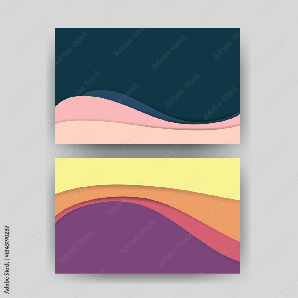 Obraz premium Abstract Layered Backgrounds