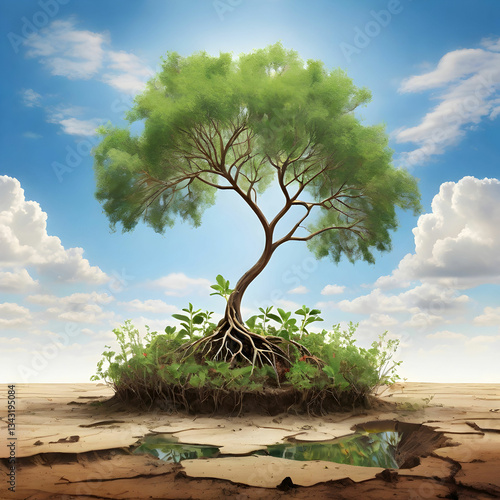 Marvel at a wastelands transformation into a thriving oasis through reforestation and natures resilience