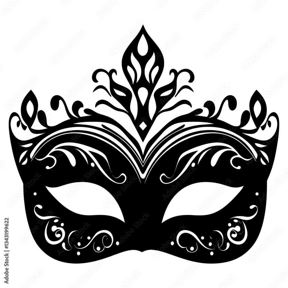 Mardi Gras Masquerade Mask mask masquerade black vector Mardi Gras Masquerade Mask mask masquerade black vector