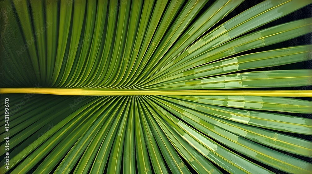 Obraz premium palm leaf background