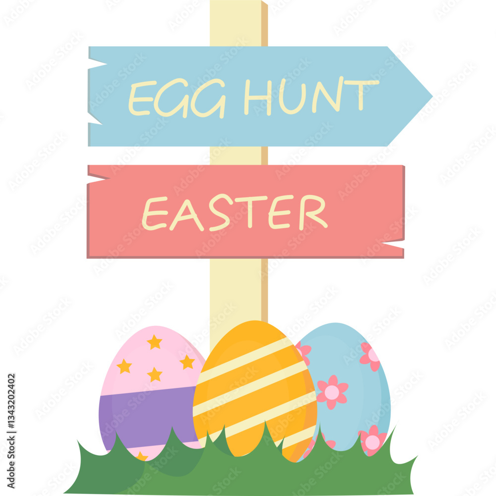 Easter Egg Hunt Sign Easter Egg Hunt Sign