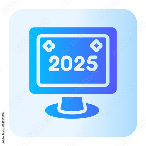 Tv Program  gradient icon