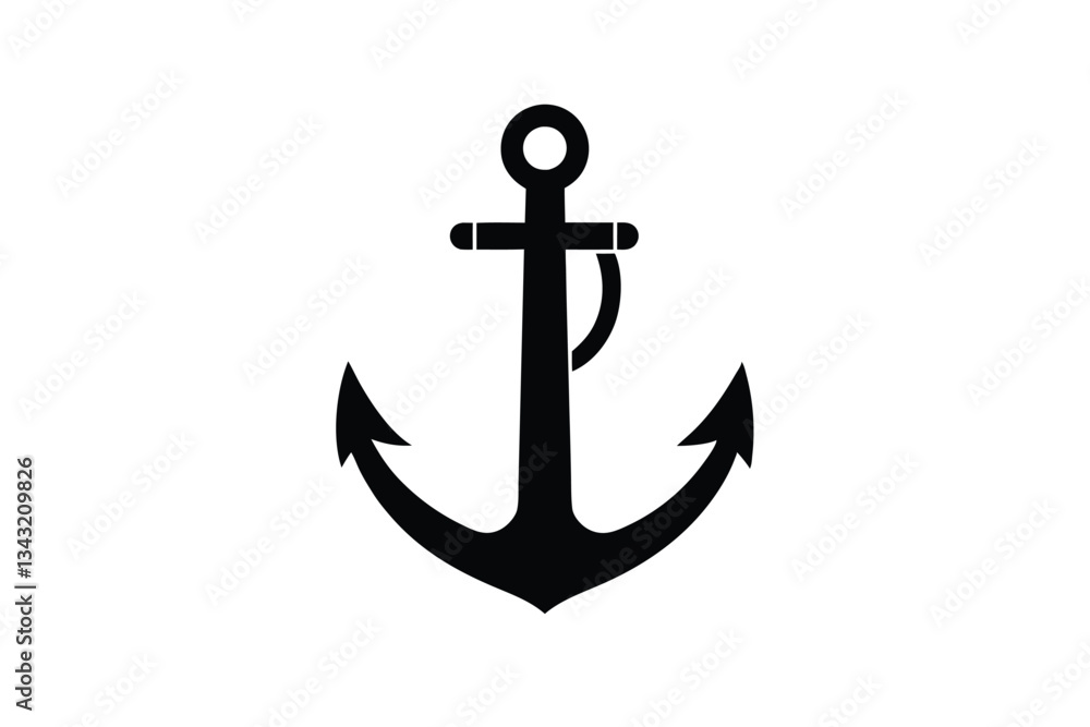 anchor on a white background anchor on a white background