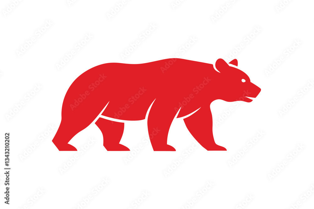 Fototapeta premium vector illustration of a rhino