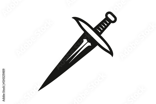 vector illustration of a sword