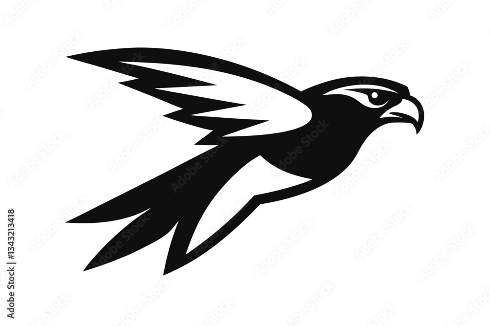 Fototapeta premium vector illustration of a bird