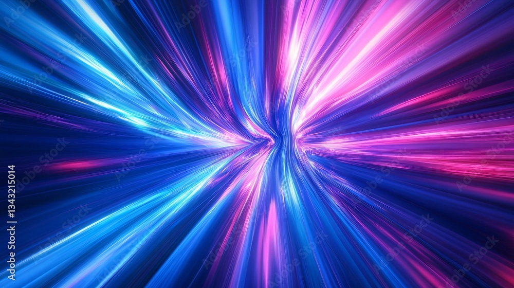 Abstract light speed tunnel, vibrant colors, cosmic background, website design Abstract light speed tunnel, vibrant colors, cosmic background, website design