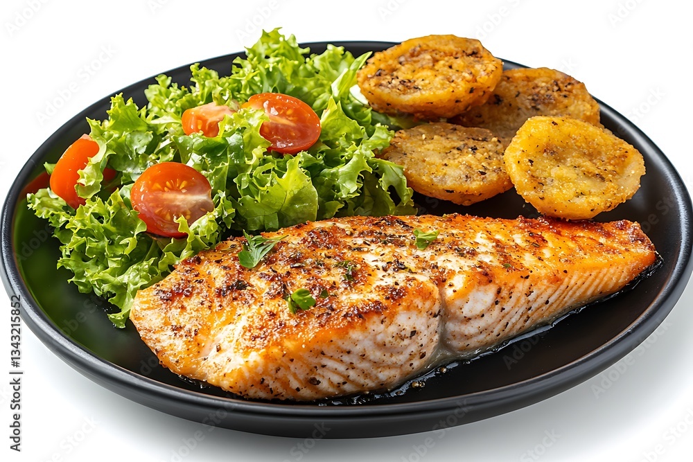 Perfectly Cooked Salmon Steak Perfectly Cooked Salmon Steak